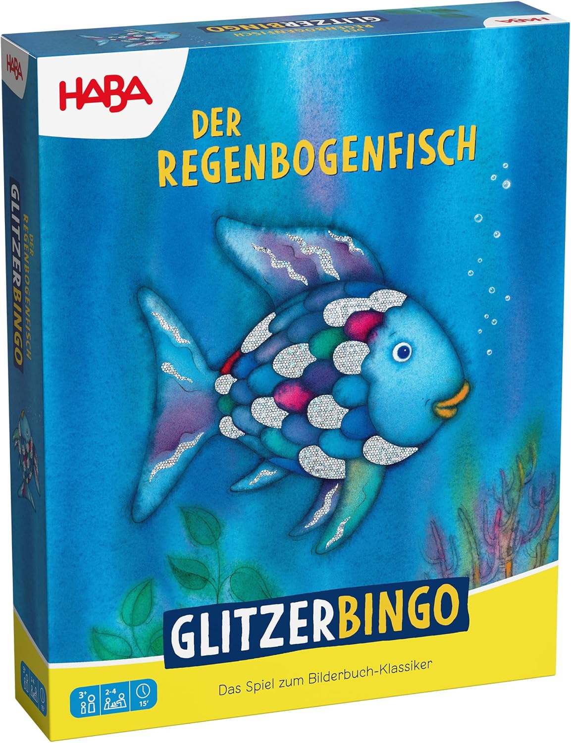 HABA Glitter Bingo The Rainbow Fish - Children's Game from 3 Years