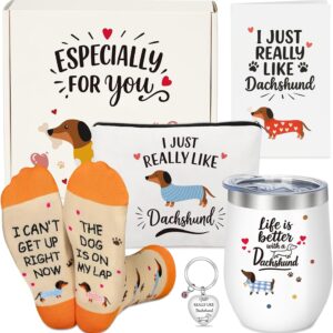 Dachshund Gifts Dachshund Thermal Mug, Positive Gift Dachshund Lucky Charm