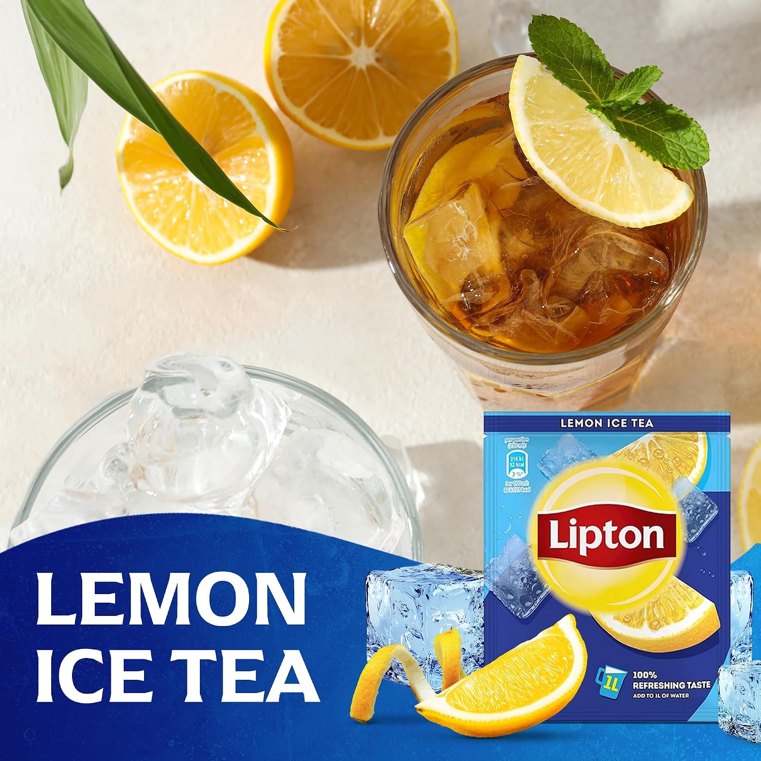 Lipton Iced Tea Powder Lemon 18L Instant Ice Tea for Mixing 18 Sachets – Bild 7