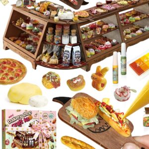 Craft Girls 8-10 Years Modelling Clay Air Drying DIY Bakery Clay Set for Crafts with Children, Toy Craft Set Girls Gifts 7 8 9 10 Years, Creative Birthday Gift & Gift Ideas