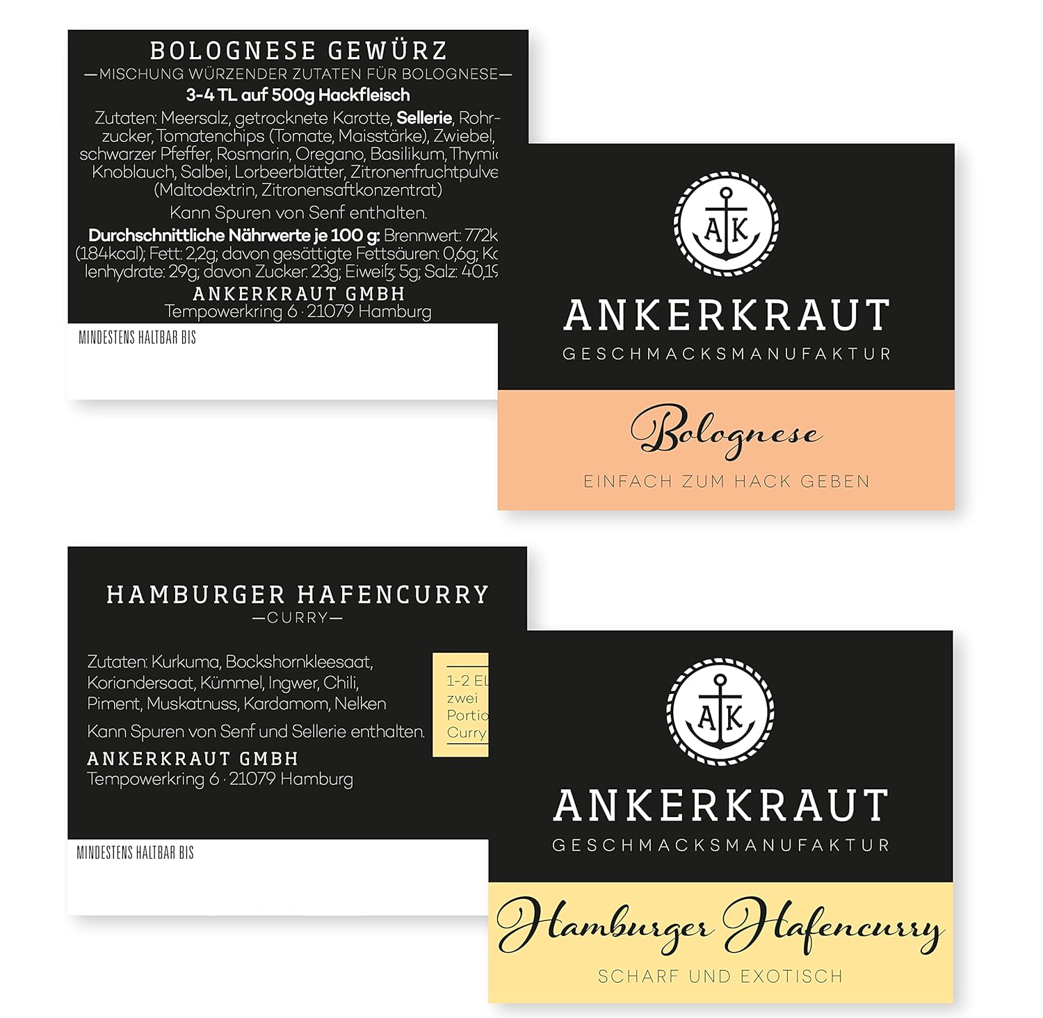 Ankerkraut Kitchen Starter Set with 6 Spices Gift for Men/Women/Div, Kitchen Basic Starter Kit, for Housewarming & Moving Inspice, Cooking Inspiration – Bild 5