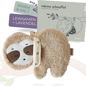 Bjorki Heat Cushion Baby & Children with Linseed for Microwave – Sloth
