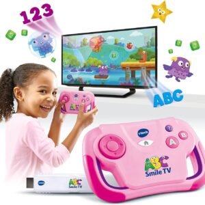 VTech ABC Smile TV Learning Console HDMI for TVs Pink