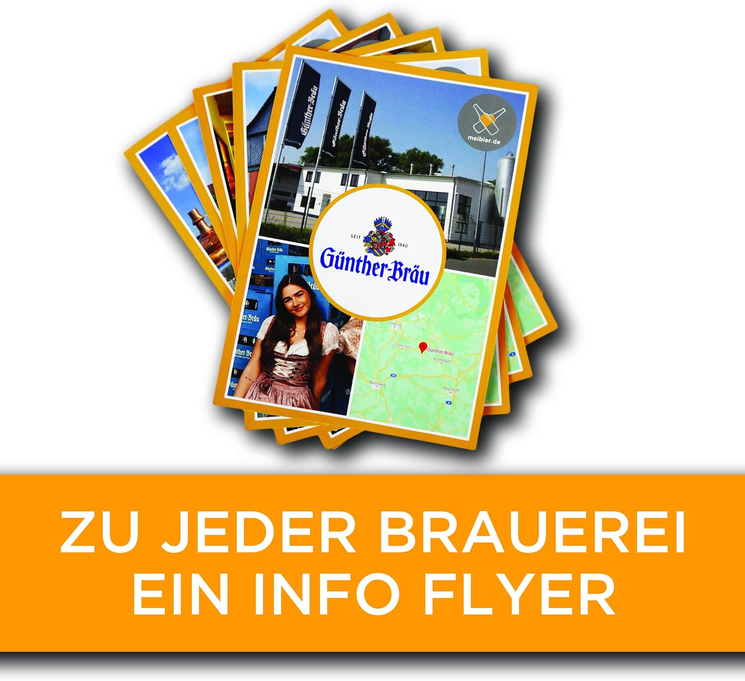 Meibier 11 Beer Box from Franconia #1 + Info Flyer, 11 x 0.5 Litre Franconian Beer + Meibier Willibecher + 3x Beer Felt, Great Beer Gift, Beer Box, Beer Pack – Bild 4
