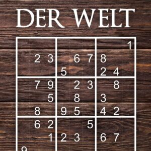 BESTER OPA DER WELT – SUDOKU: 330 knifflige Rätsel | mittel – schwer – experte | Mit Lösungen und Anleitung | Reisegröße ca. DIN A5 | Für Kenner und Könner