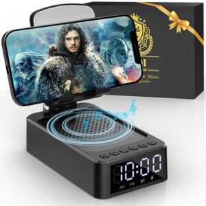 ZOOI Gifts for Men, 3-in-1 Bluetooth Speaker with Mobile Phone Stand