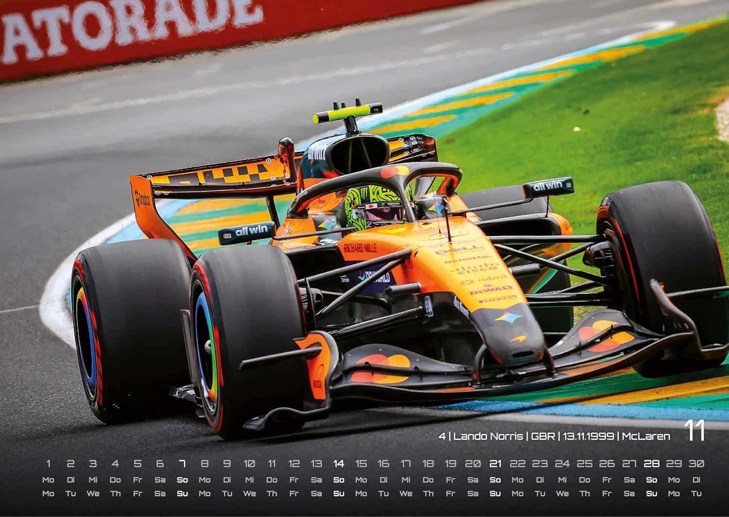 Formula 1 - Grand Prix 2027 | Premium F1 Calendar DIN A3 (42 cm x 30 cm) - Wall Calendar with Spectacular Photos of the Current Season | Ideal for F1 Fans – Bild 14