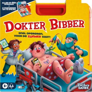 Doctor Bibber Electronic Board Game with All-in-One Carry Case – Dutch Version