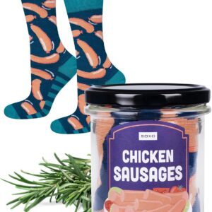 soxo Steak Socks Gifts for Men Funny Gift Men's Cotton Food Socks 40-45