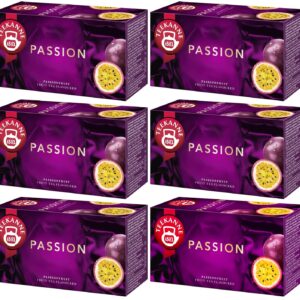 TEEKANNE Passion Fruit Tea Set of 6 (20 x 2.25 g)