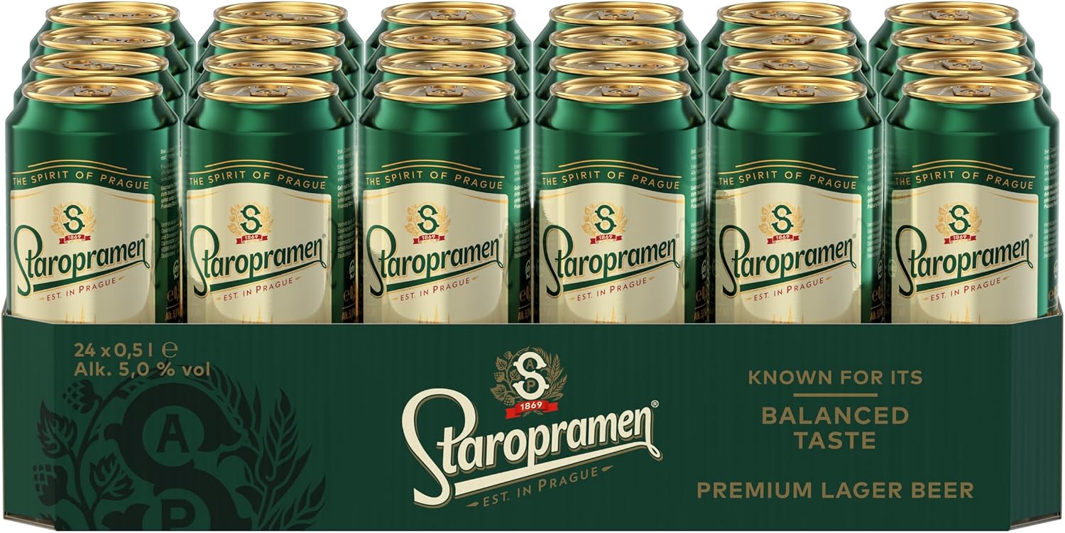 Staropramen Premium Storage Disposable 24 x 0.50 L Tin – Bild 2