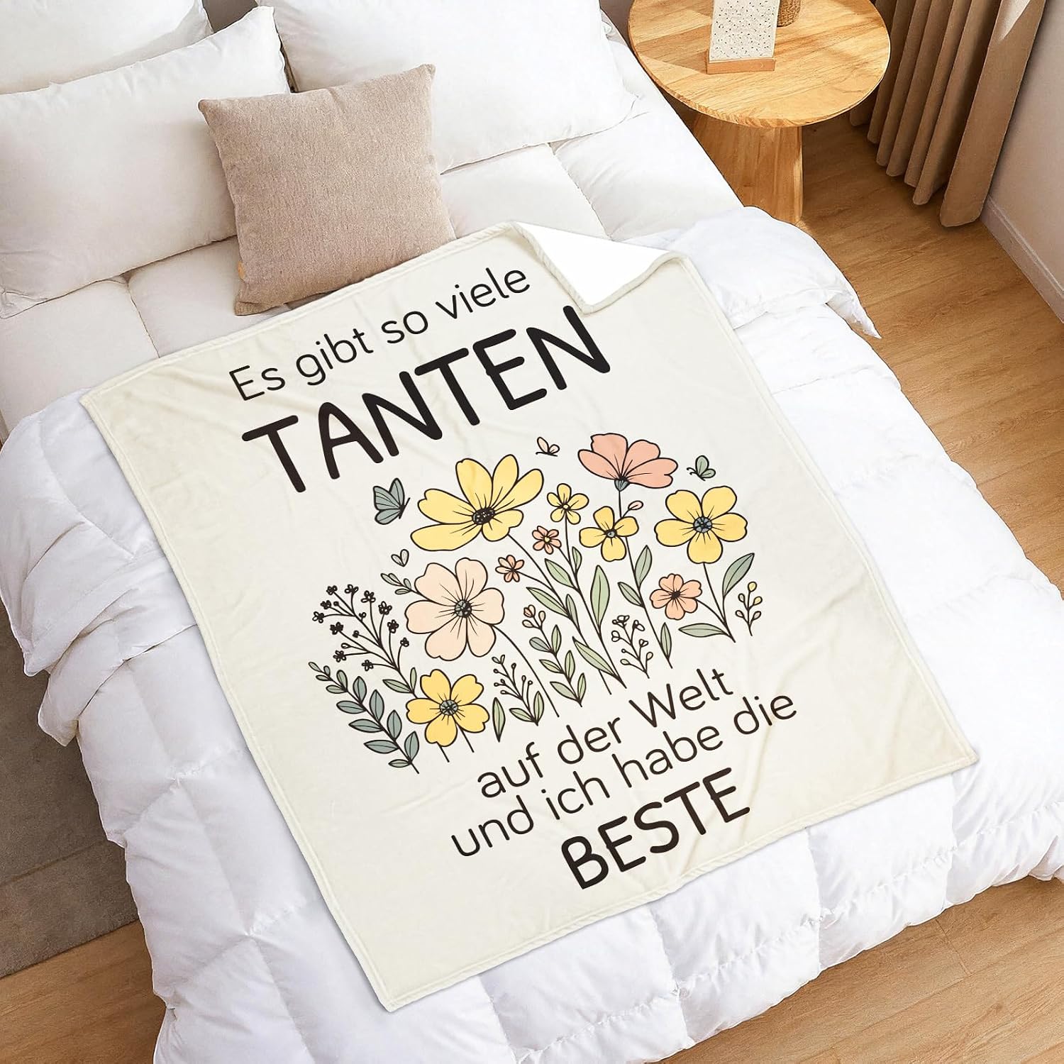 PRSTENLY Best Aunt Gift Birthday Gifts for Aunt Flannel Blanket – Bild 3