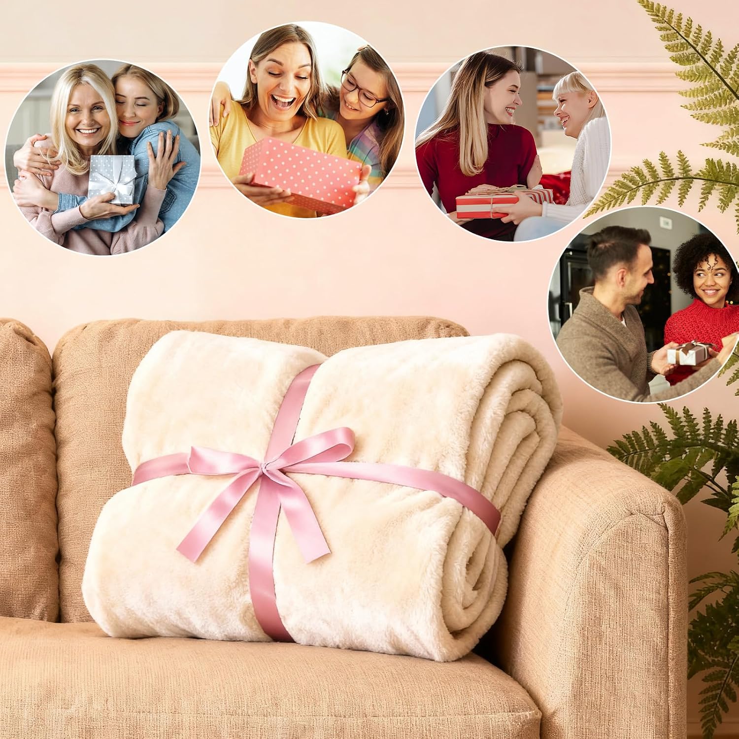 PRSTENLY Best Aunt Gift Birthday Gifts for Aunt Flannel Blanket – Bild 7