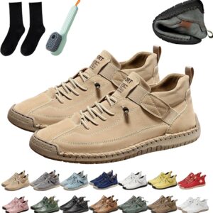Montela Trainers, Comfortable & Painless Orthopaedic Trainers, Comfortable Supportive Leather Shoes, Waterproof Barefoot Shoes