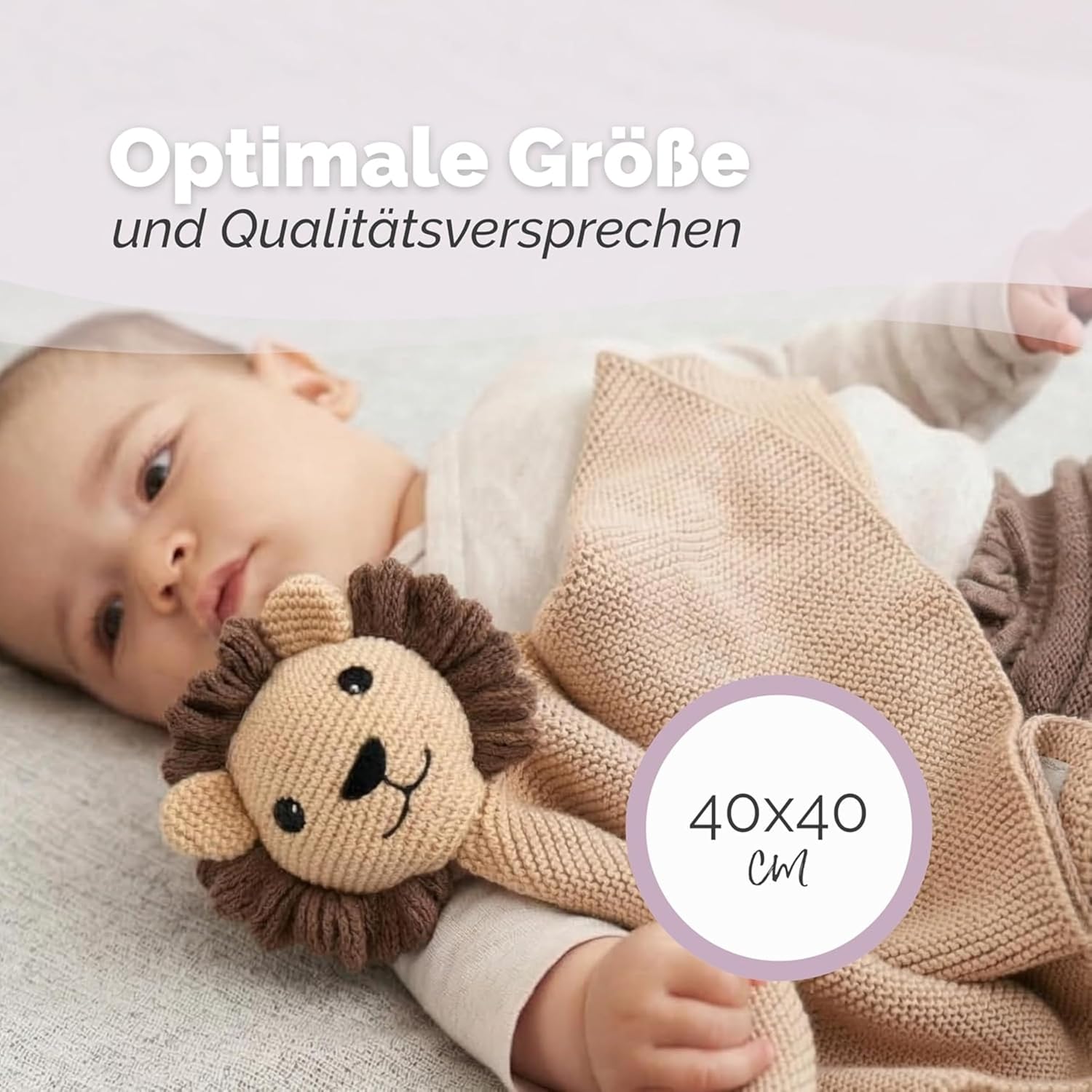 Livella Cuddly Toy Lion with Socks - Cuddly Toy Made from 100% Organic – Bild 2