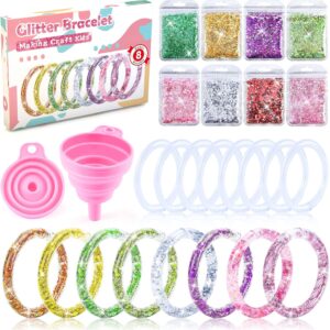 Gift for Girls 5 6 7 8 9 10 Years, Leisure Set for Kids, Toy 6-8 Years, Manual Activity 8-12 Birthday Creative Games Crafts Bracelets Teens Gift Idea