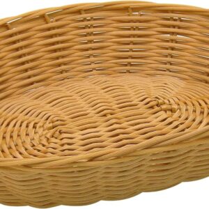 Fackelmann Basket of Plastic, Brown, 28 x 22 x 6 cm