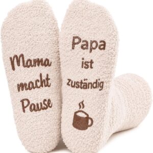 Socks Gift Mum – Funny Cuddly Socks Women’s Gift, Socks Mum Makes a Break (Size 36-41) – Gift for Mothers, Wife & Women – Perfect for Christmas, Birthday & Mother’s Day