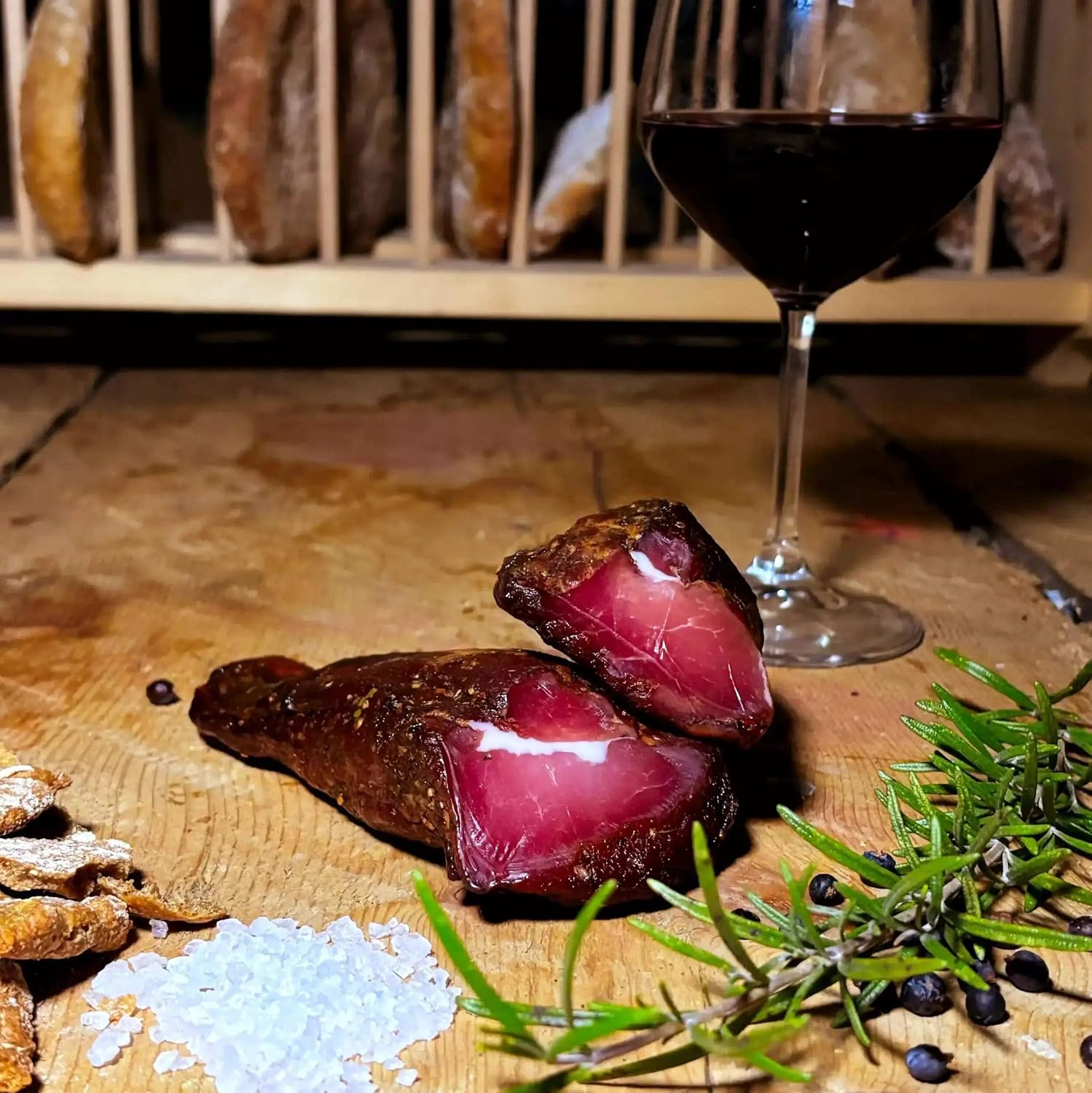 Wander Tasting Package - South Tyrolean Specialities Package - Bacon, Salami, Kaminwurzen Handcrafted & Traditionally Refined – Bild 3