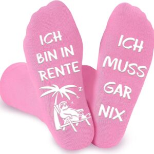 BOYATONG Retirement Gift Woman, Funny Socks Pension Gifts
