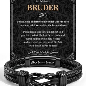 MANVEN Gifts for Men Bracelet Men’s Boyfriend Husband Son Brother Dad