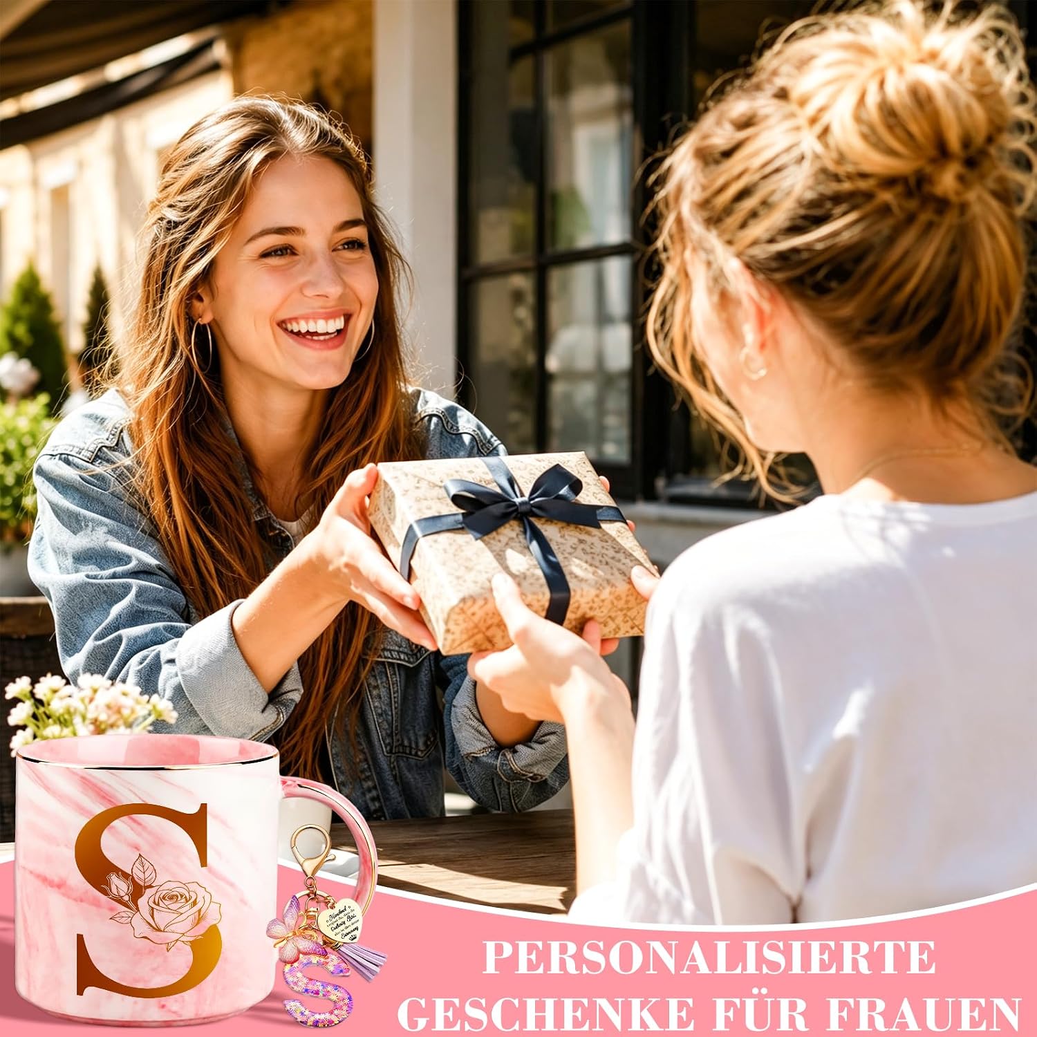 S Personalised Gifts with Letters Ceramic Mug – Bild 2