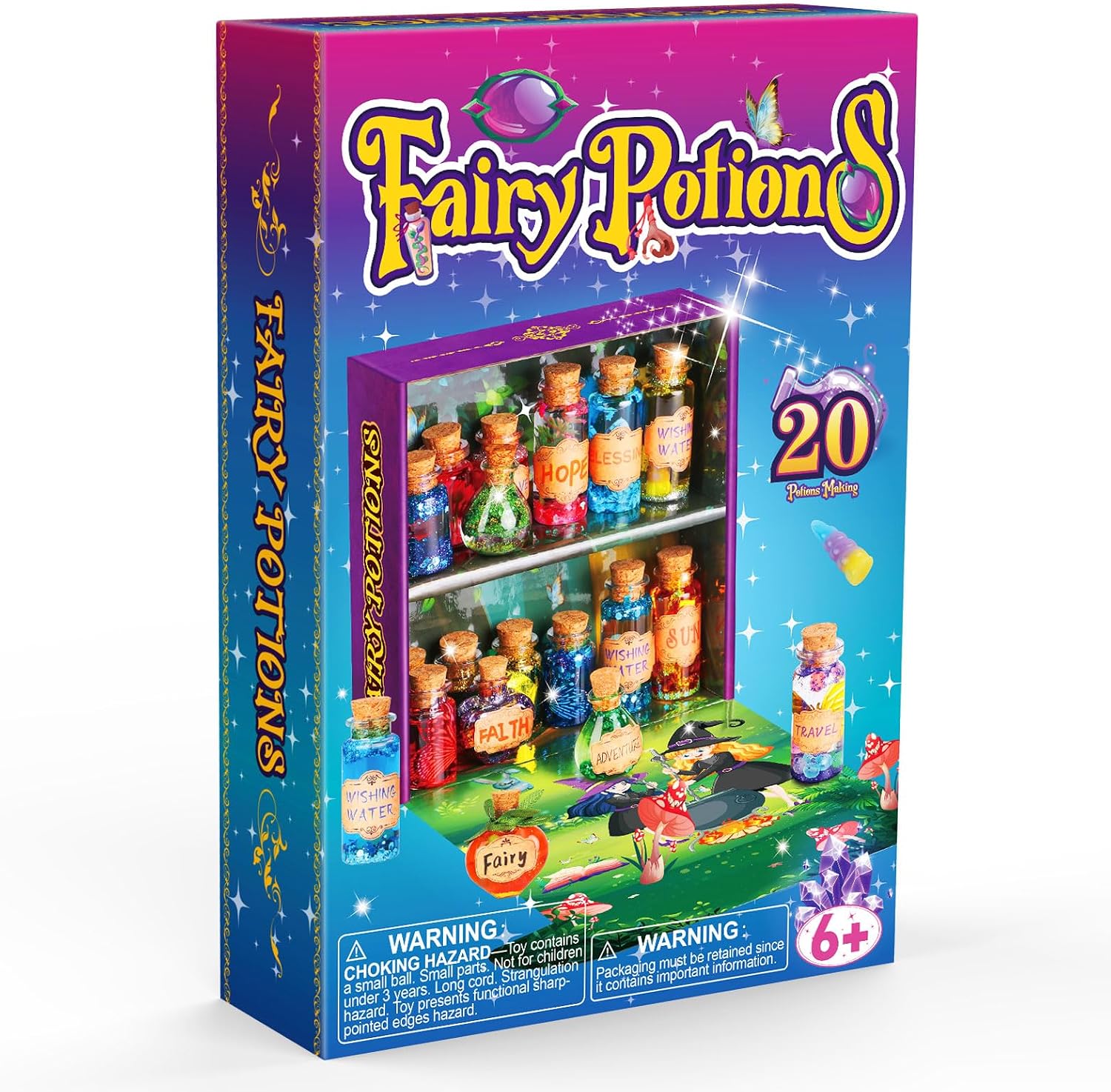Mostof DIY Creative Gift for Children - Retro Fairy Crystal Magic Potion Kits Craft Toy for Boys & Girls Age 6 7 8 9 10 – Bild 8