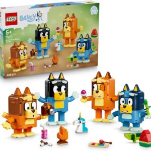 LEGO Blueys Family Stones – Educational Toy Including 4 Figures with Different Facial Expressions and Accessories – Montessori Set – Birthday Gift for Girls and Boys from 5 Years – 11217