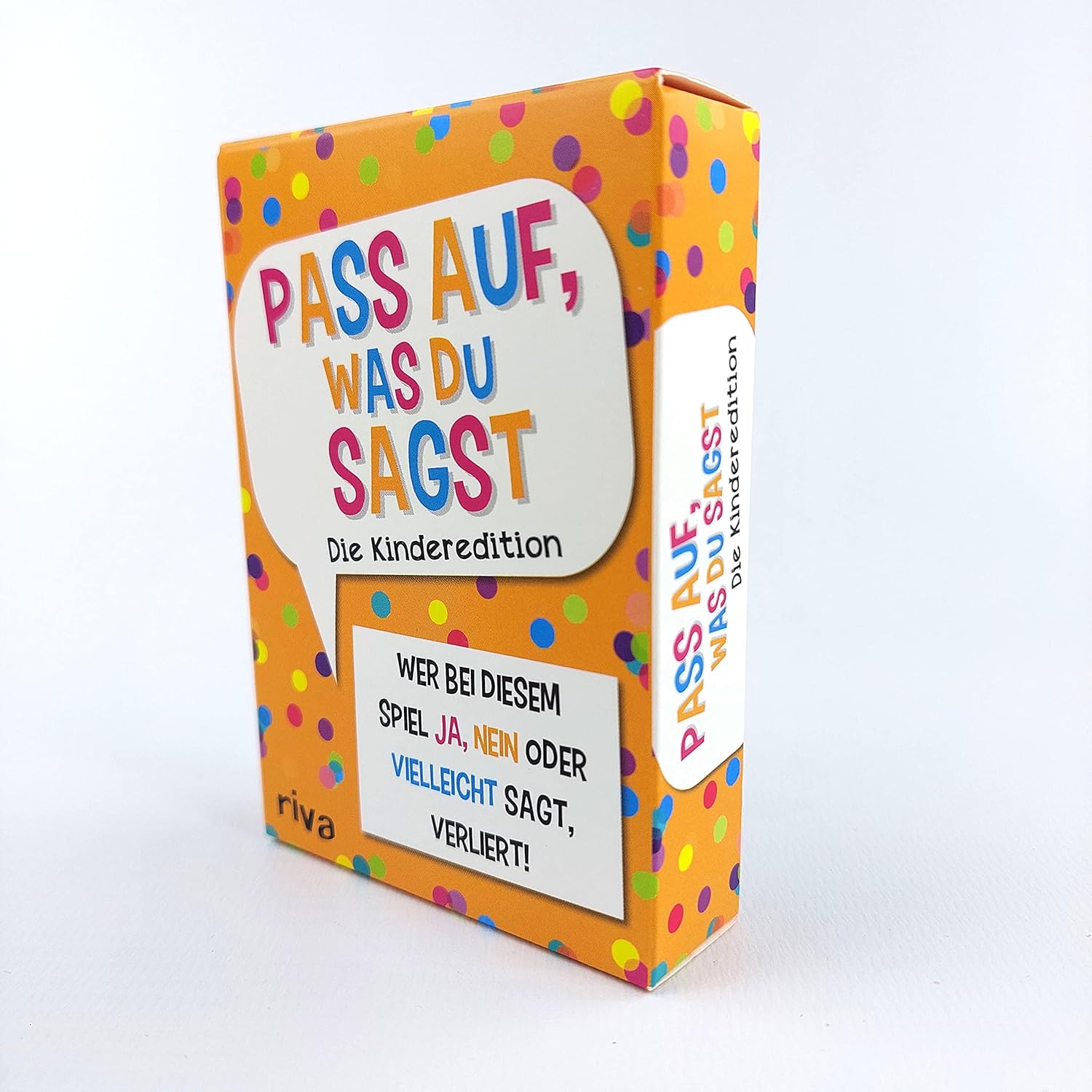 Pass auf, was du sagst – Die Kinderedition: Wer bei diesem Spiel »Ja«, »Nein« oder »Vielleicht« sagt, verliert! | Das Original. Das perfekte Geschenk. Für Kinder ab 6 Jahren – Bild 2