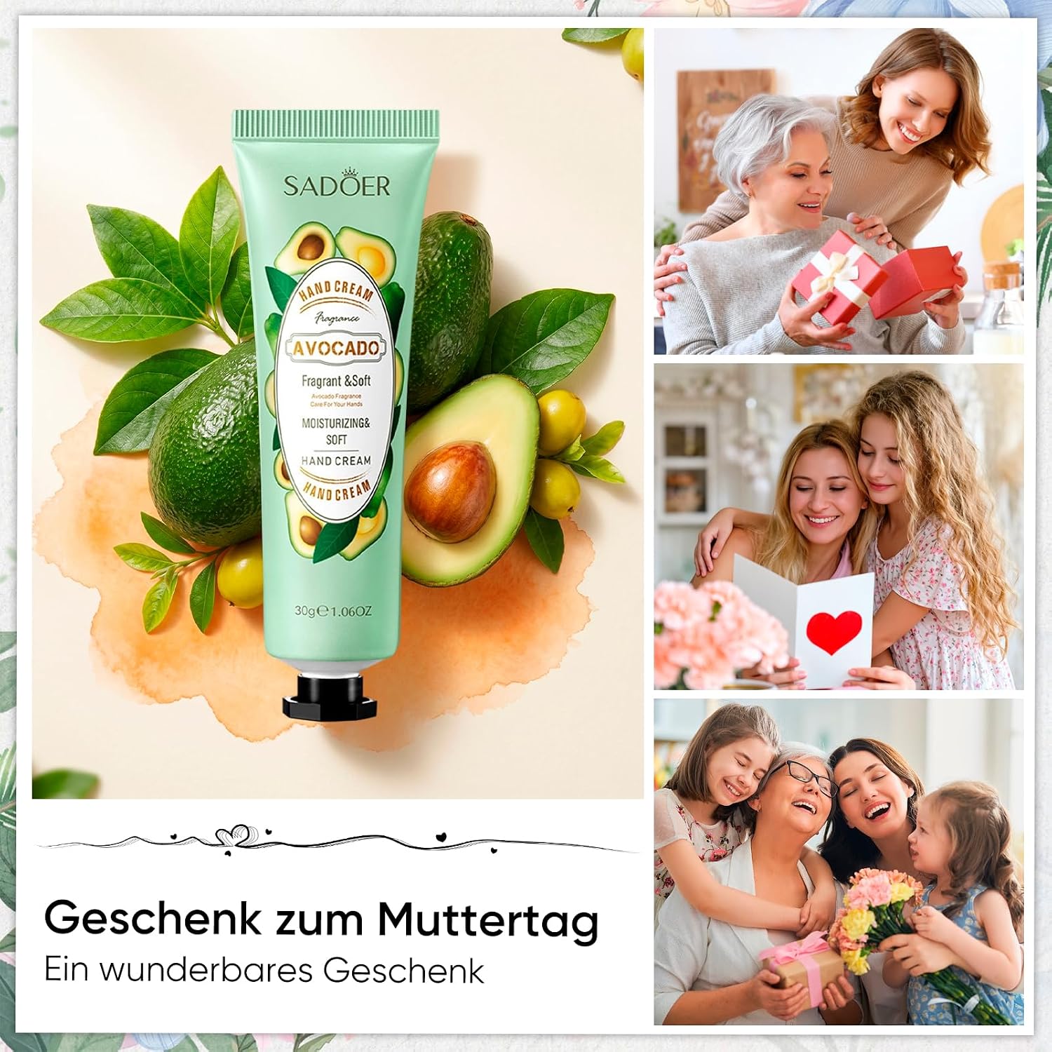 30-Piece Hand Cream Set Mother's Day Gifts for Mum - 10 Fragrances Hand Care with Greeting Cards & Bag - Gifts for Mother's Day & Best Mum Set Women Thank You Package – Bild 7