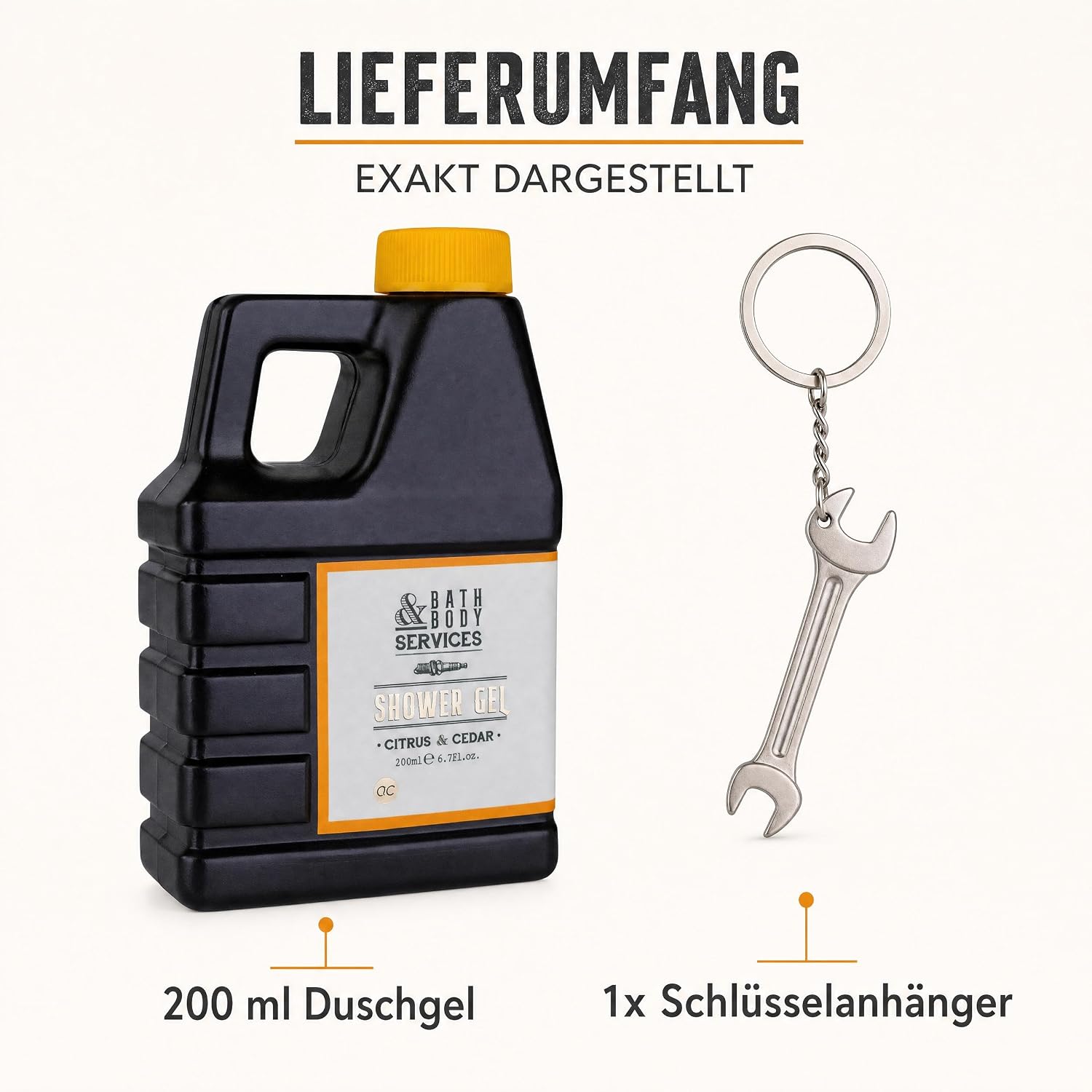 Accentra BATH & BODY Oil Canister Shower Gel with Keyring – Bild 3