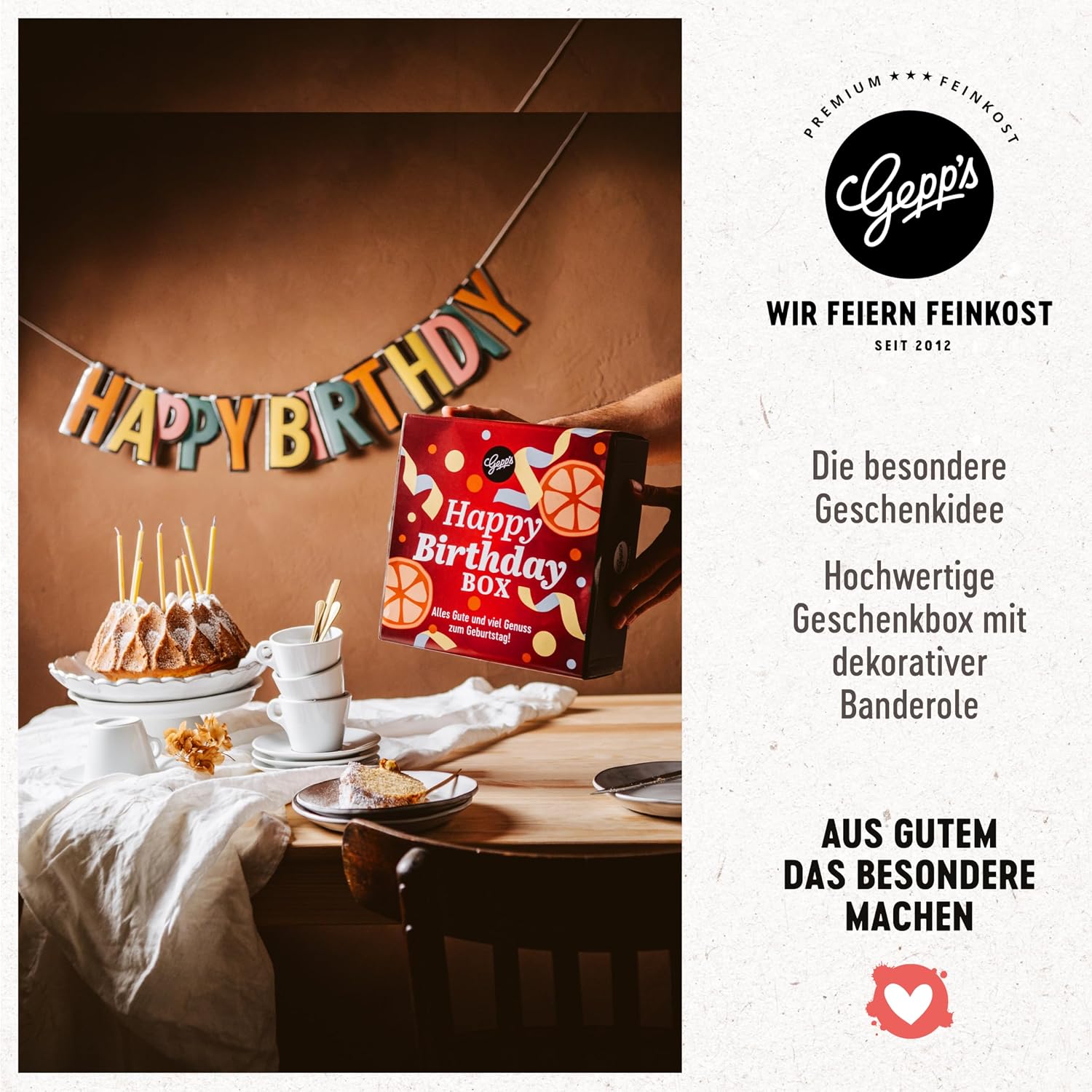 Gepp's Feinkost Happy Birthday Gift Basket I For Birthday – Bild 7