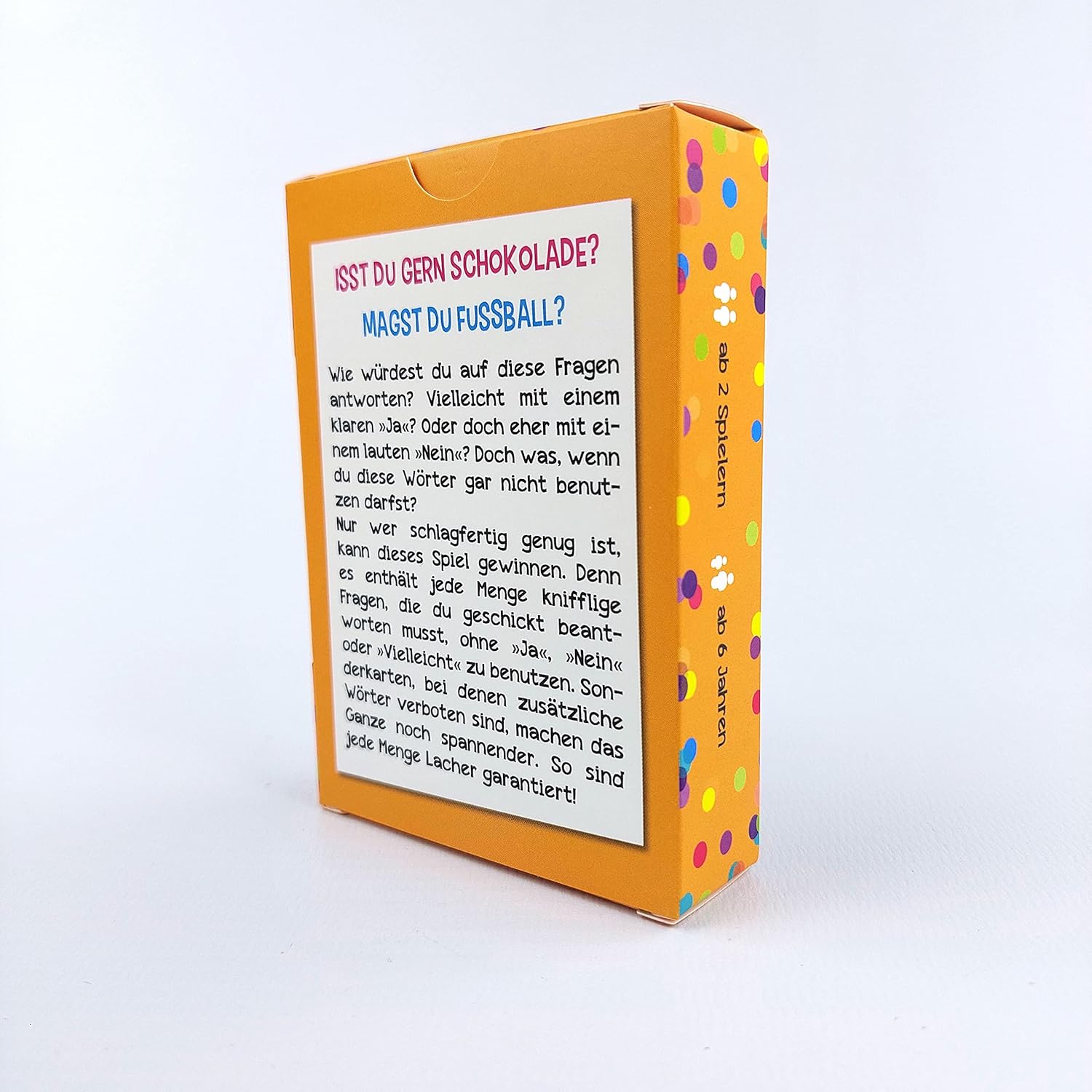 Pass auf, was du sagst – Die Kinderedition: Wer bei diesem Spiel »Ja«, »Nein« oder »Vielleicht« sagt, verliert! | Das Original. Das perfekte Geschenk. Für Kinder ab 6 Jahren – Bild 3