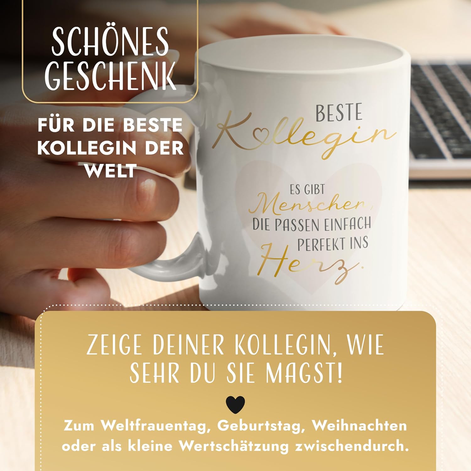 Amari Best Colleague Mug – Gift for Work Colleague – Thank You Colleague Mug – Best Work Colleague Coffee Mug, Tea Cup – Bild 2