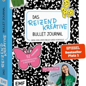 Das reizend kreative Bullet Journal – vom TikTok-Star jessiebluegrey – Bring dein Leben endlich unter Kontrolle: Mit 52 Wochenübersichten und über 50 kreativen Mitmachseiten