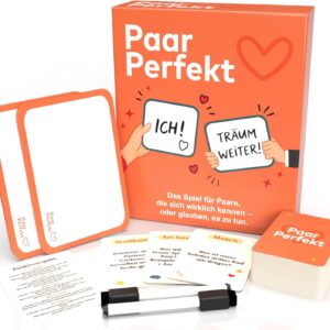 TIPSI Perfect Couple – The Fun Game for Couples for Two | Find Out How Well You Know Each Other | Couple Gifts for Boyfriend or Girlfriend | Anniversary Gift for Him & Her or Valentine’s Day