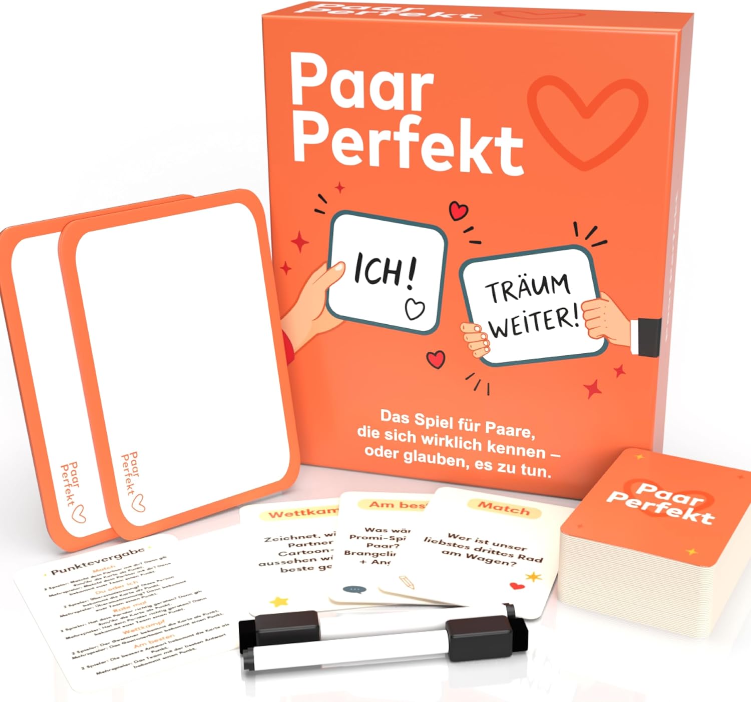 TIPSI Perfect Couple - The Fun Game for Couples for Two | Find Out How Well You Know Each Other | Couple Gifts for Boyfriend or Girlfriend | Anniversary Gift for Him & Her or Valentine's Day