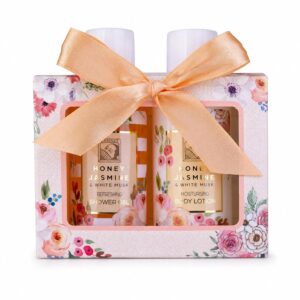 Accentra Honey Jasmine Wellness Bath Set in Apricot, White and Gold