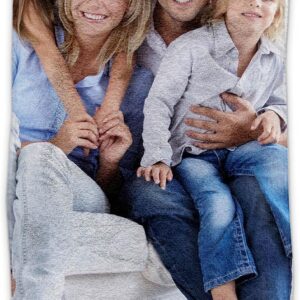 Print Royal PR Towel Personalised with Photo – Personalised Towel Print Portrait Format – Individual Gifts for Friends and Family for Birthday, Christmas, 100 x 50 cm