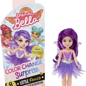 MGA’s Dream Bella Color Change Surprise Little Fairies Doll- Aubrey (Purple)