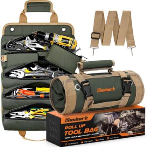 Hinshark Gifts for Men, Roll Up Tool Bag, Men Gifts