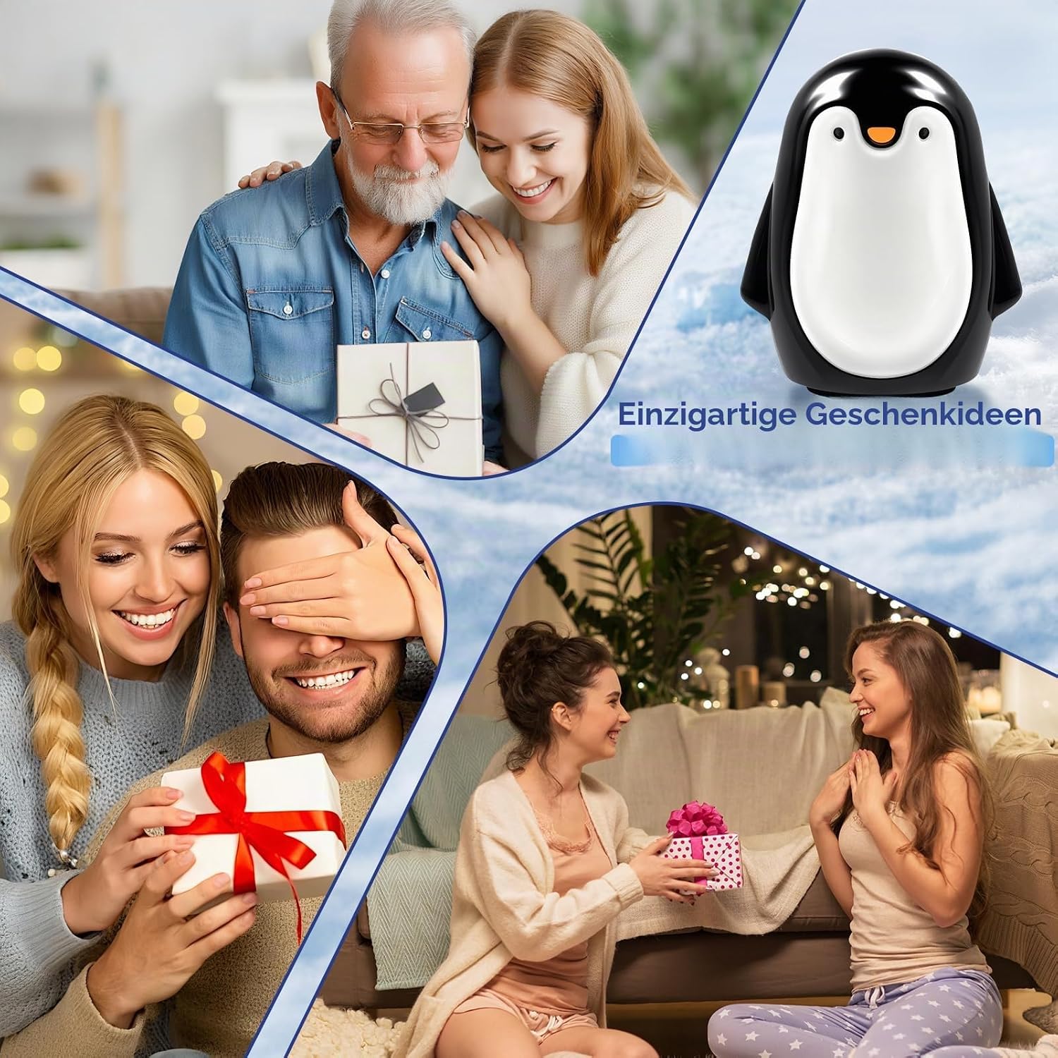 Automatic Bottle Opener Penguin, Father's Day Gift Beer Opener Funny, Bottle Opener Beer Collecting Lid, Personalised Bottle Opener Push and Pull Beer Gifts for Seniors Men – Bild 7