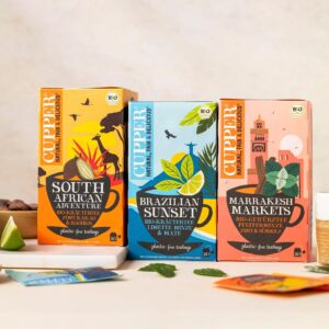 Cupper Organic Tea Set „Country Teas“, Tea Gift Set, Fruit Tea, Herbal Tea