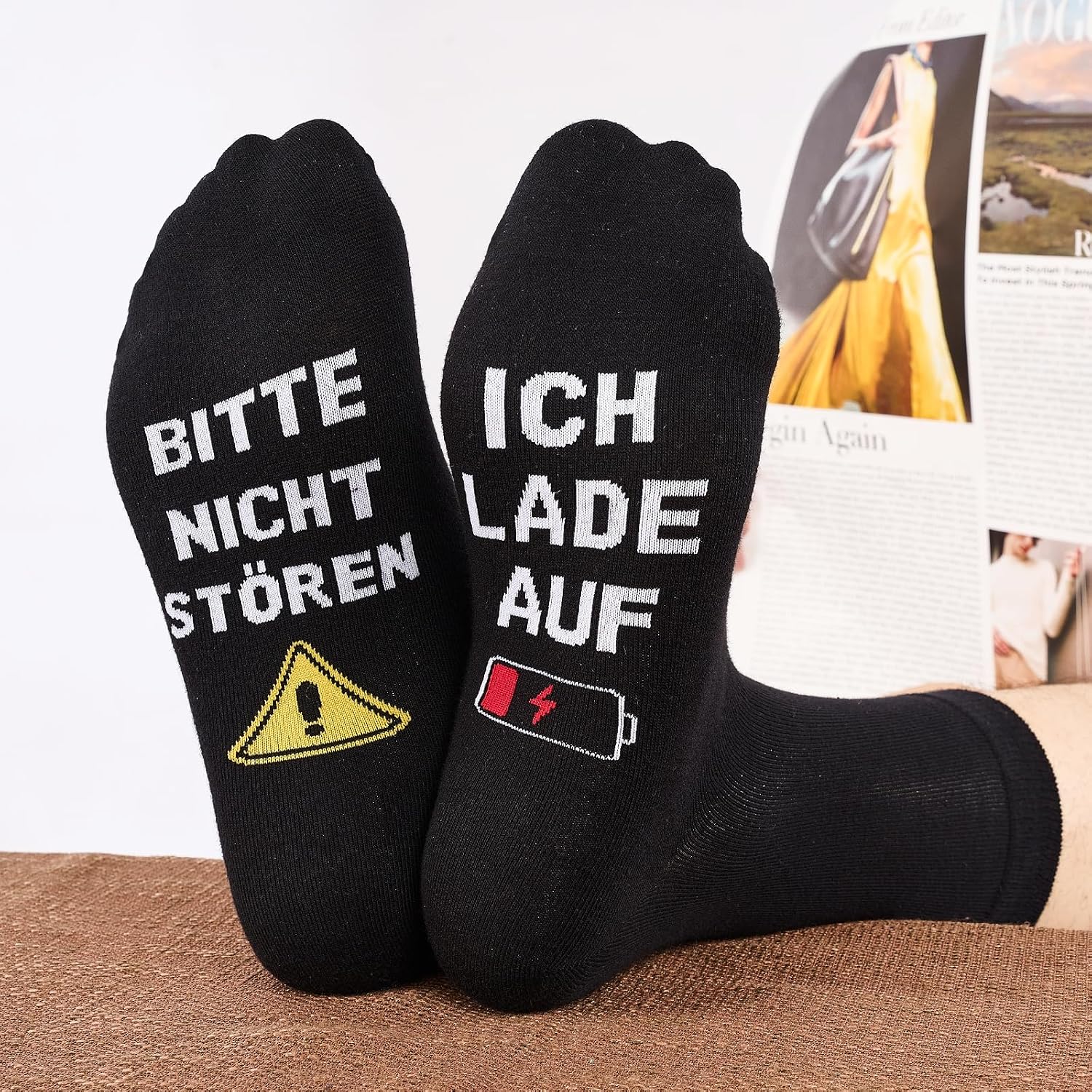 SockWaddles Funny Socks Men with Sayings - Gift Idea for Men, Grandpa, Dad, Gamer, Bike, Camper for Christmas, Birthday, Father's Day, Advent Calendar Filling – Bild 5