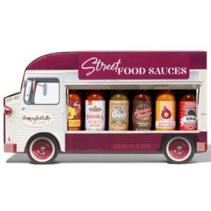 Thoughtfully Sreet Food Truck with 6 Sauces for Grilling in Gift Set