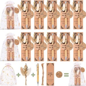 10 Sets Thank You Gifts Small, Thank You Gifts Ballpoint Pen with Engraving Employees Small Christmas Gifts Farewell Gifts for Colleagues Thank You for All the Gift Set