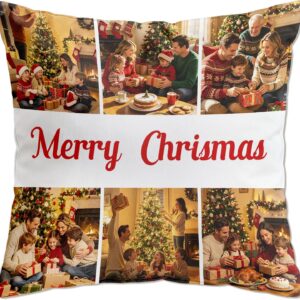 Cushion with Photo Personalised, Photo Cushion Design Your Own Picture, Memory Pillow Individual, Personal Gift for Family, Partner, Friends (Photo 6)