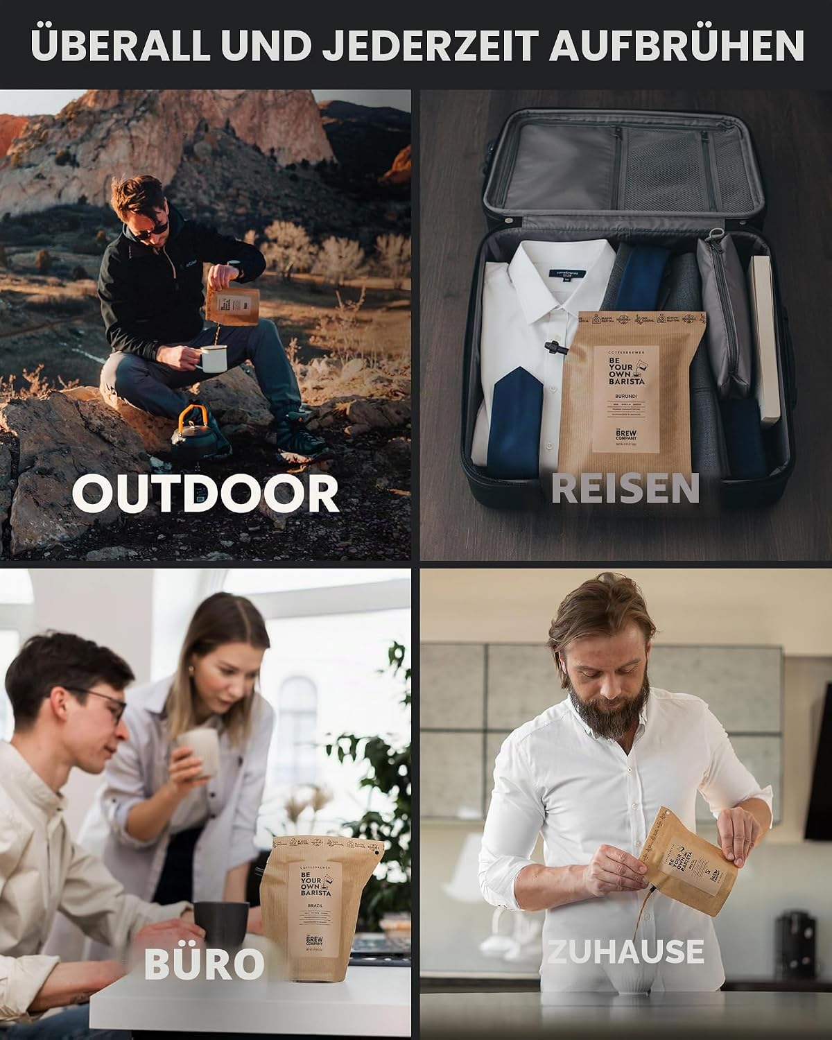 Innovative Coffee Gift Set for On the Go - 3 Best Single Estate – Bild 5