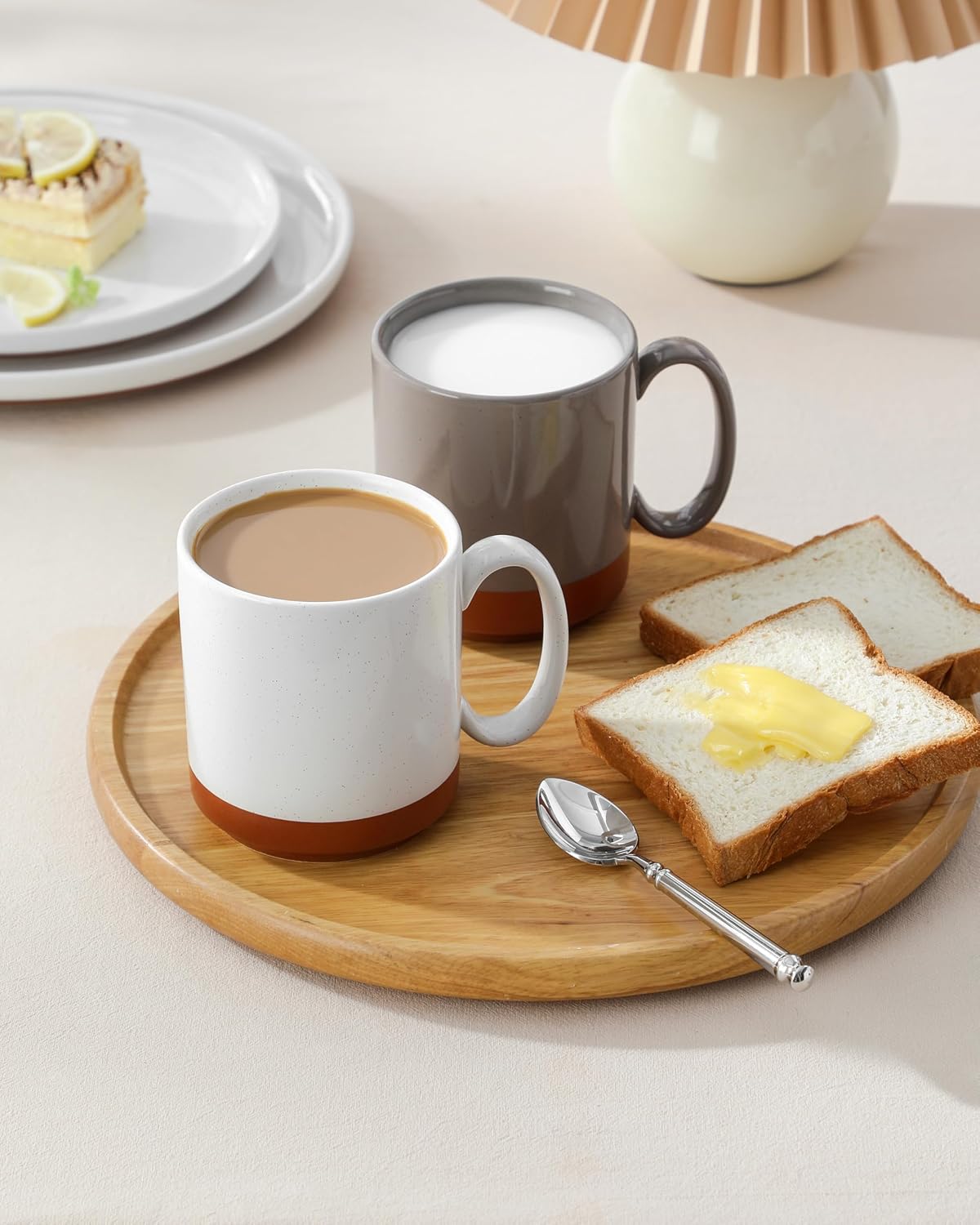 MALACASA Tara Series 450 ml Coffee Mug Set, 4-Piece Coffee Cup, Large – Bild 7