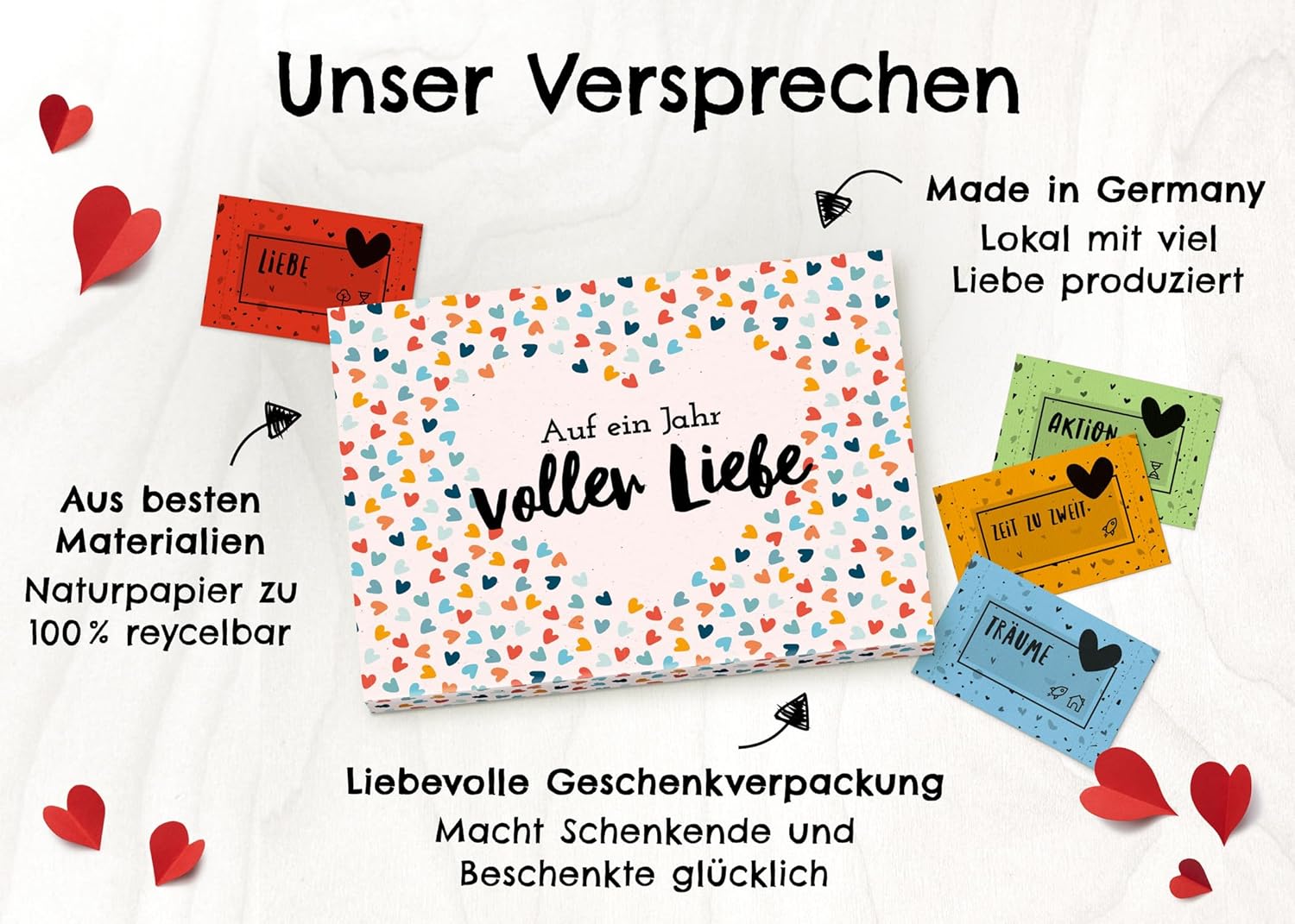 Gift for Couples - Ideas for Memorable Couples - Anniversary Gift for Him and for Her - Surprise for Wedding Anniversary for Men and Women - Gift Idea for Time Together and Lots of Love – Bild 7
